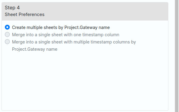 Select preference icon